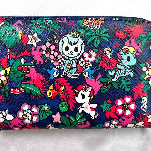 Rare Tokidoki Singapore Exclusive Singapura SG200 Merlion 2019 Blue Wallet - Picture 2 of 10